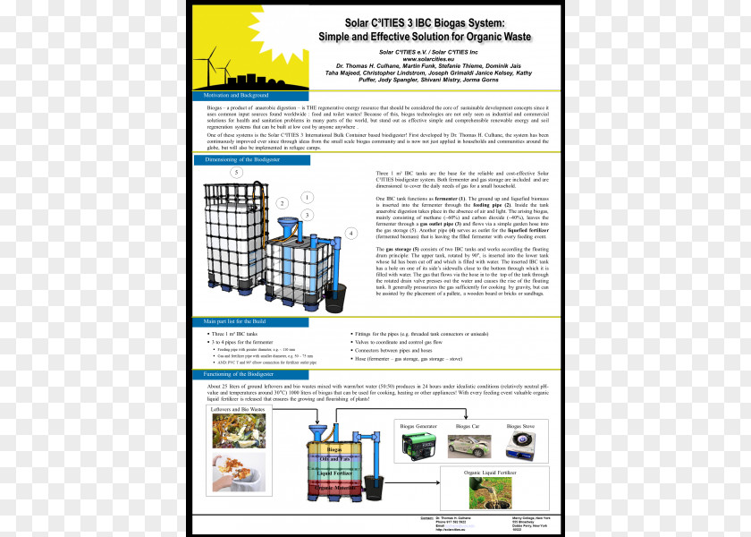 Egret Solar Poster Design Septic Tank Intermediate Bulk Container Anaerobic Digestion Building Architectural Engineering PNG