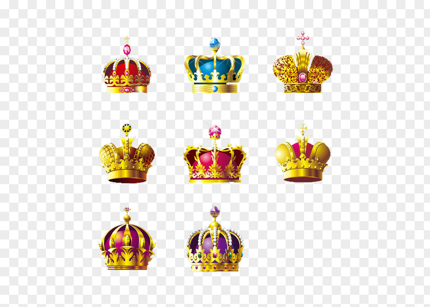 European Royal Diamond Golden Delicious Crown Clip Art PNG