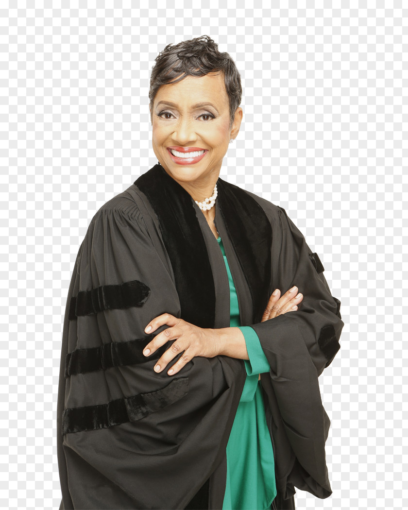 Glenda Hatchett Judge Robe Court Show PNG