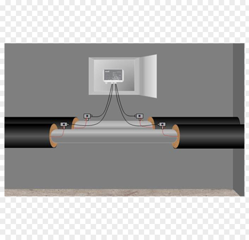 Insulated Pipe Thermal Insulation Leak Detection PNG