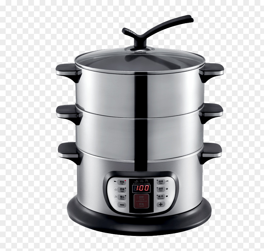 Little Fortunes Bear Stainless Steel Multifunction Electric Skillet JD.com Electricity Stock Pot PNG