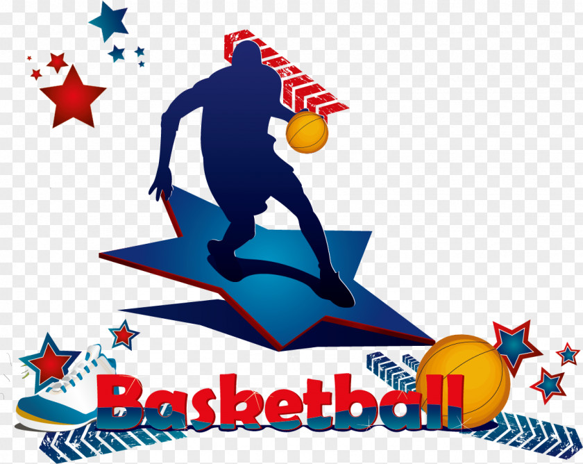 Man On The Basketball Court Clip Art PNG