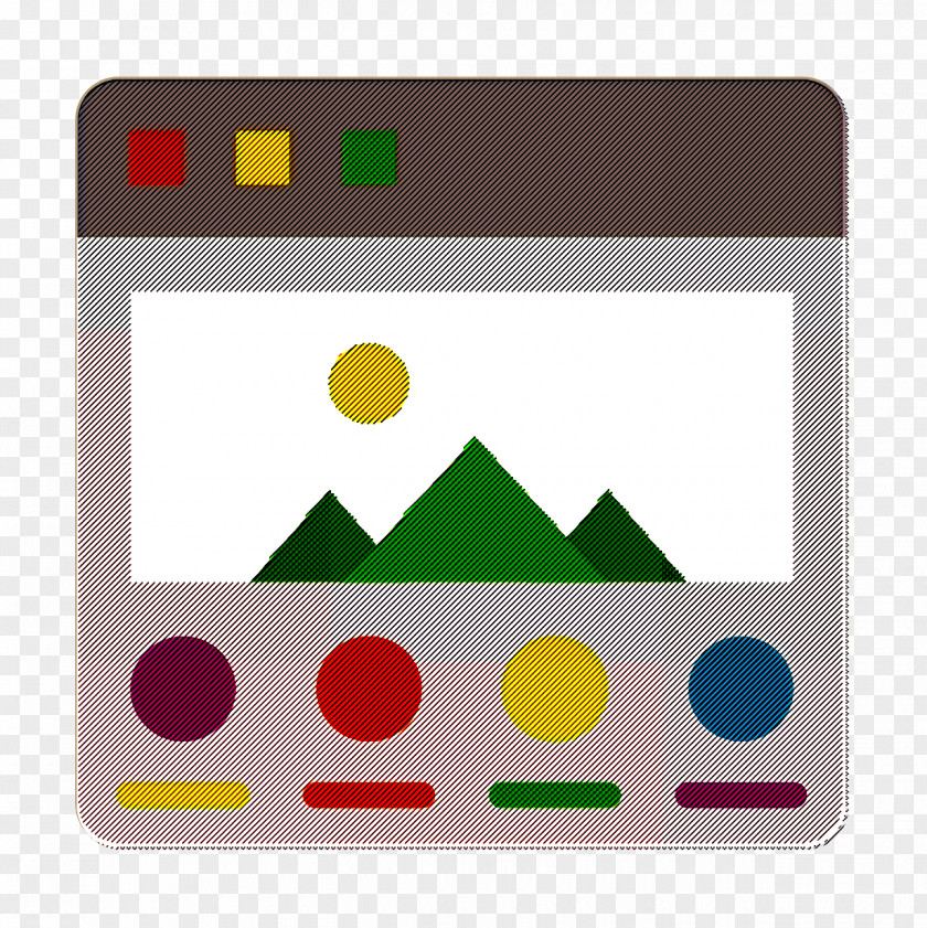 Portfolio Icon User Interface Vol 3 Layout PNG