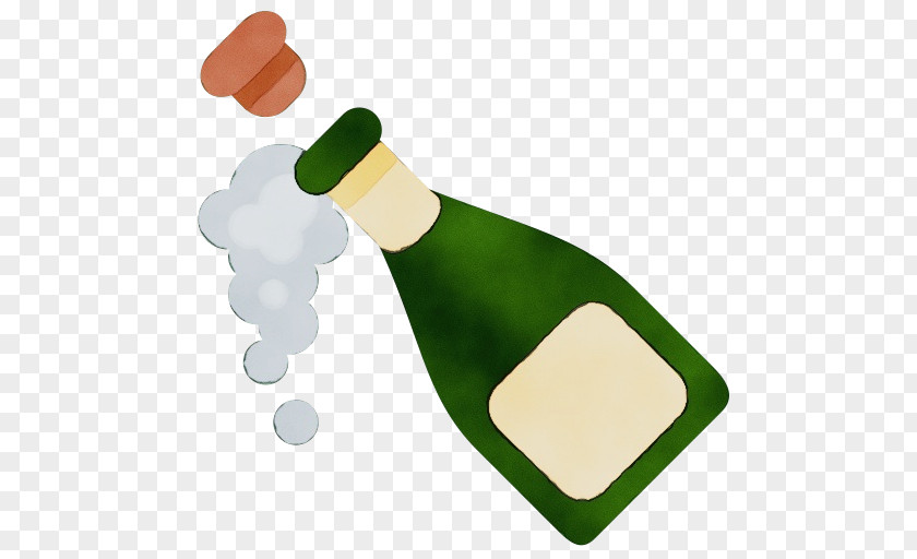 Wine Bottle Email Champagne Emoji PNG