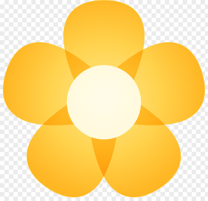 Yellow Flower Vector Circle Geometry Euclidean PNG