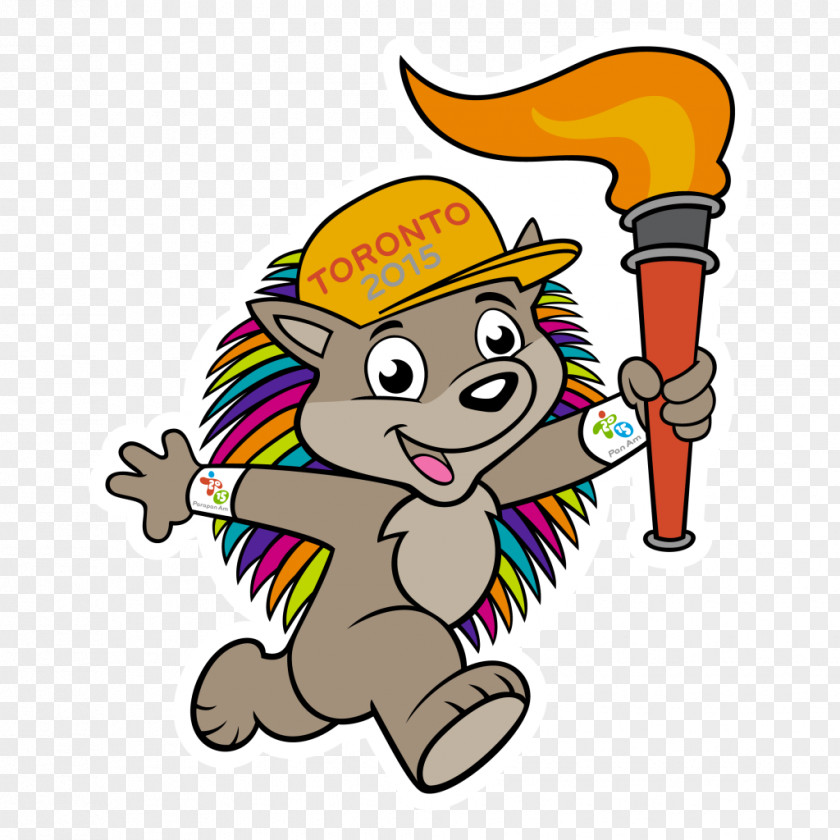 2015 Pan American Games Mascot Back Campus Fields Pachi The Porcupine PNG