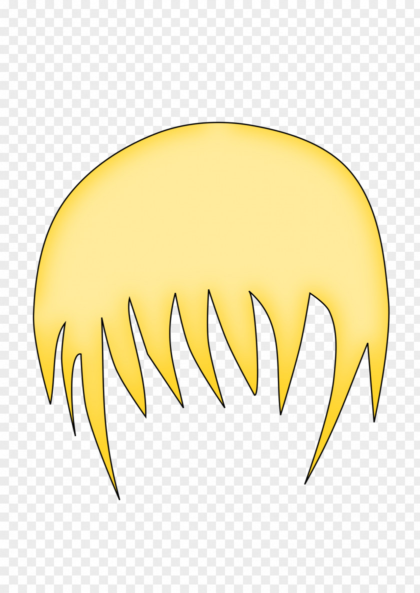 Hair Yellow Organism Font PNG