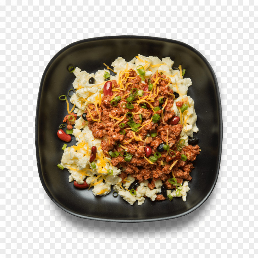 Scrambled Eggs Chili Con Carne Vegetarian Cuisine Fried Rice Food Dish PNG
