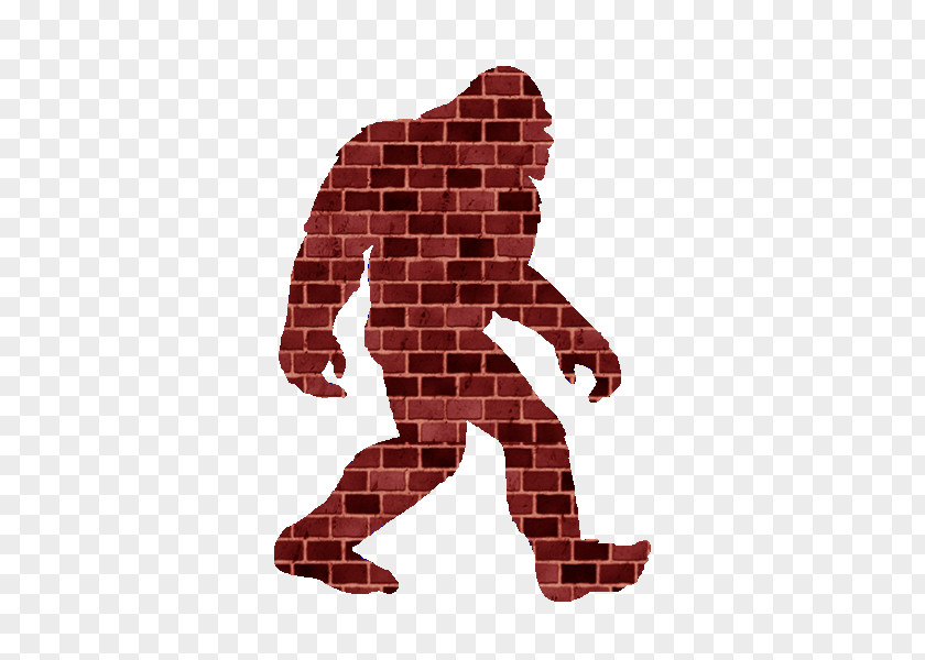 Brick Wall Designs Bigfoot Clip Art Image Vector Graphics Illustration PNG