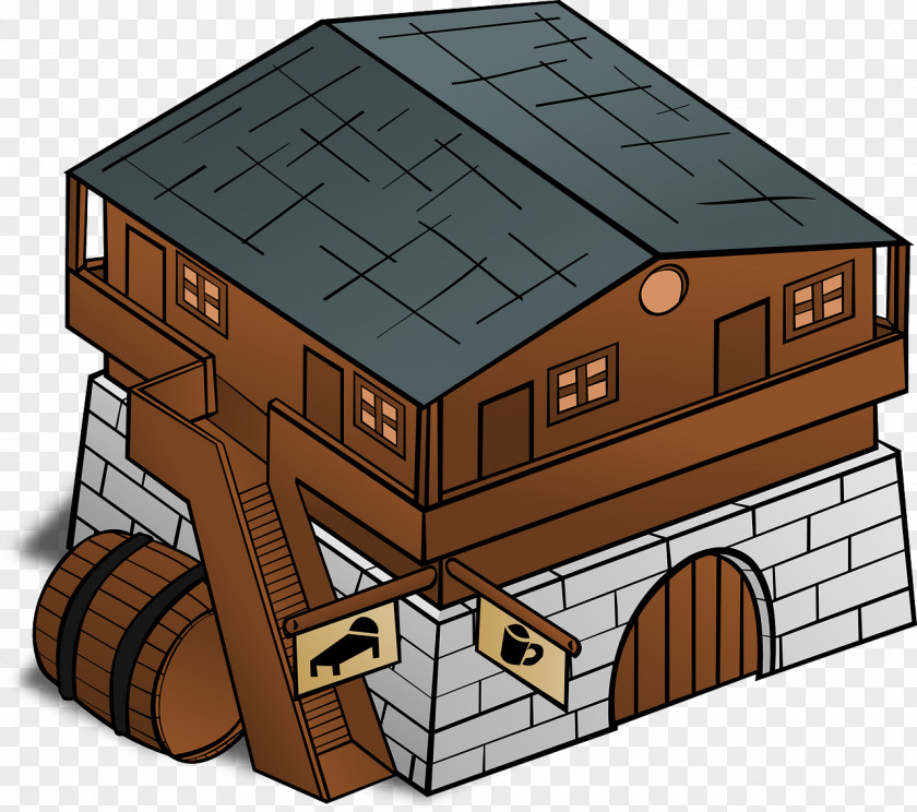 Exquisite Hotel Tavern Inn Clip Art PNG