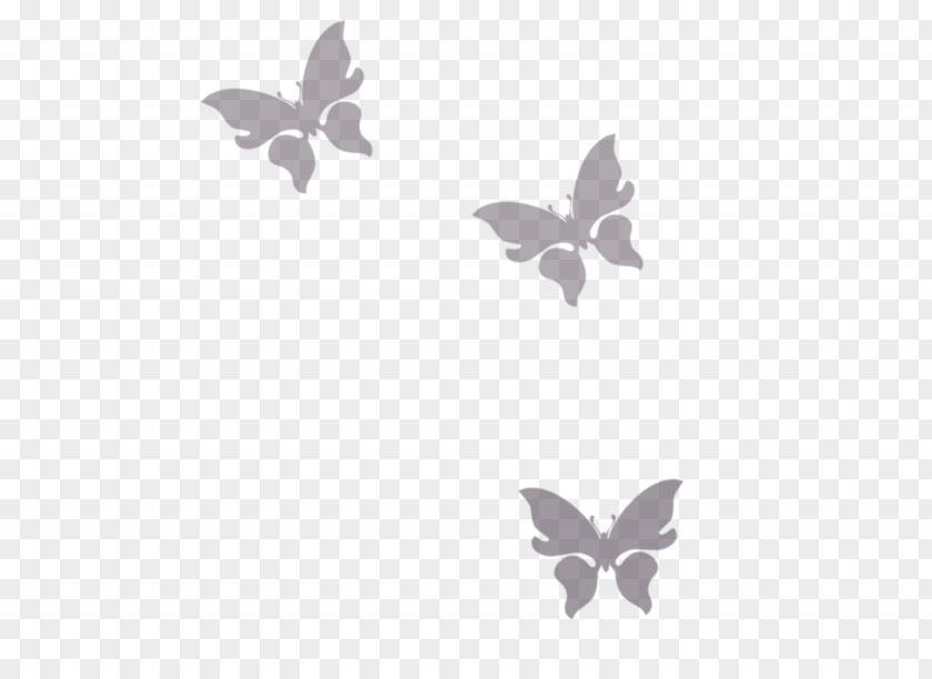 Grey Butterfly Wall Decal Drawing Wallpaper PNG