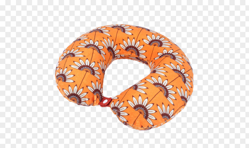 Orange Chrysanthemum U-pillow Pillow Inflatable Icon PNG