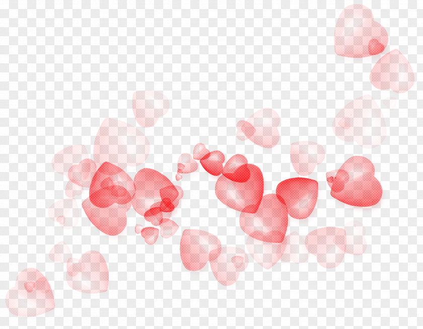 Pink Heart Petal PNG