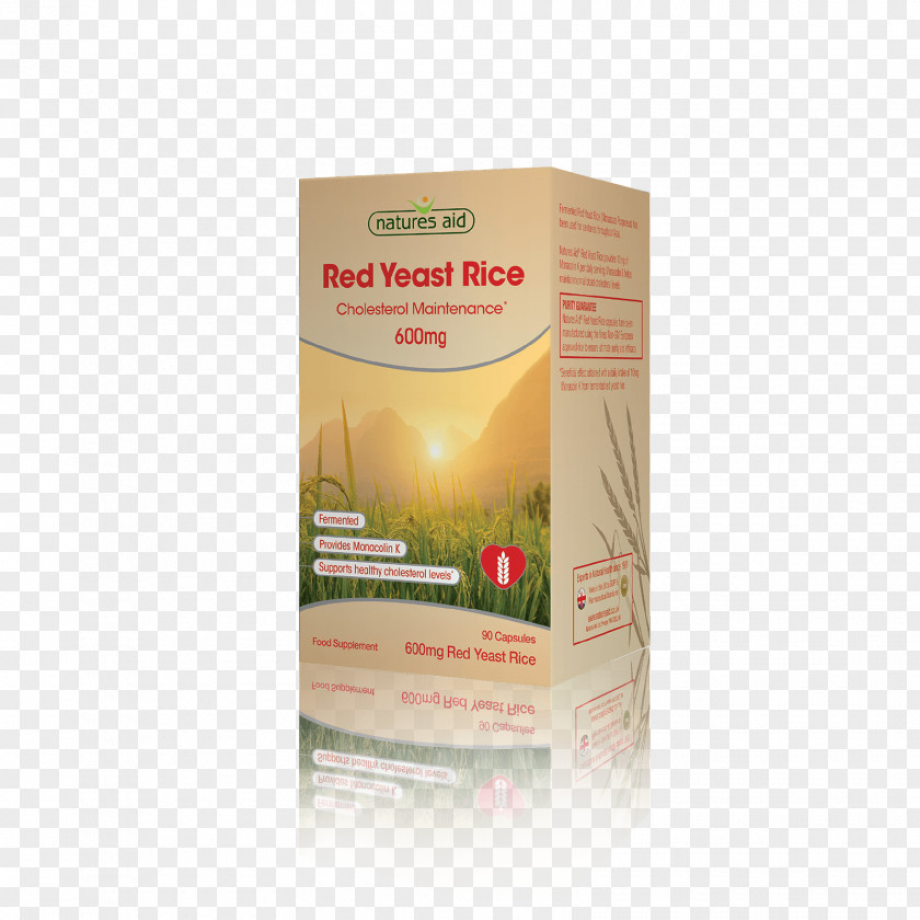 Rice Dietary Supplement Natures Aid Red Yeast Monacoline PNG
