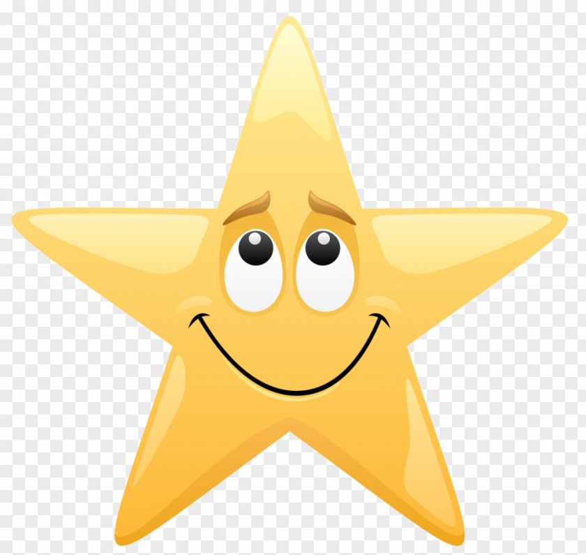 Smiley Starfish Cartoon Line Angle PNG