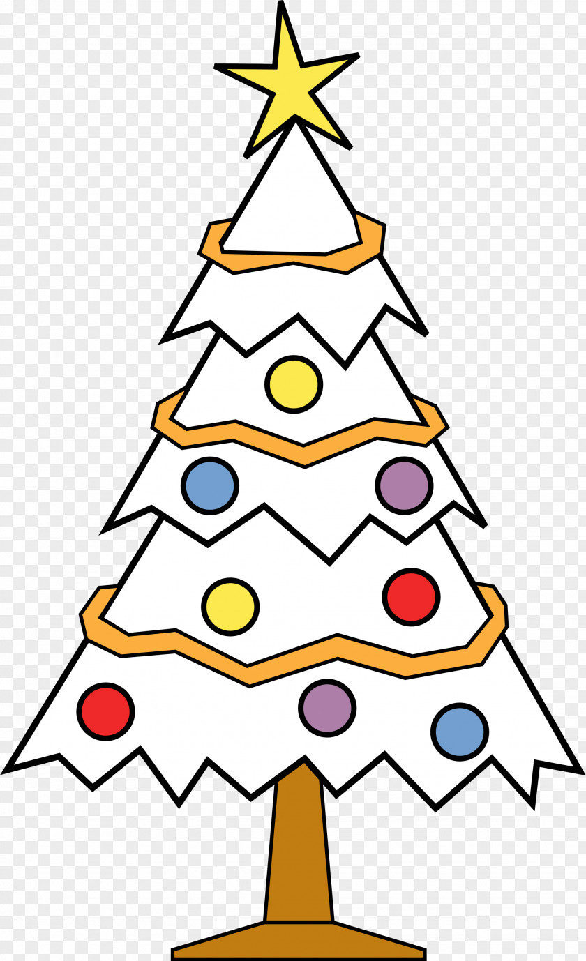 Christmas Tree Line Drawing Free Content Clip Art PNG