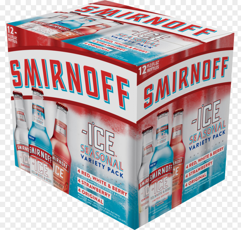Ice Blue Smirnoff Red White PNG