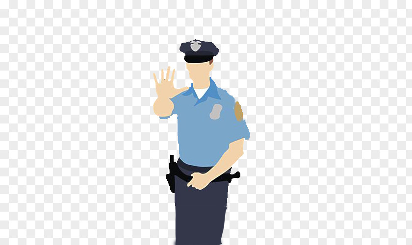 Police Officer's Prohibited Gesture Officer Army PNG
