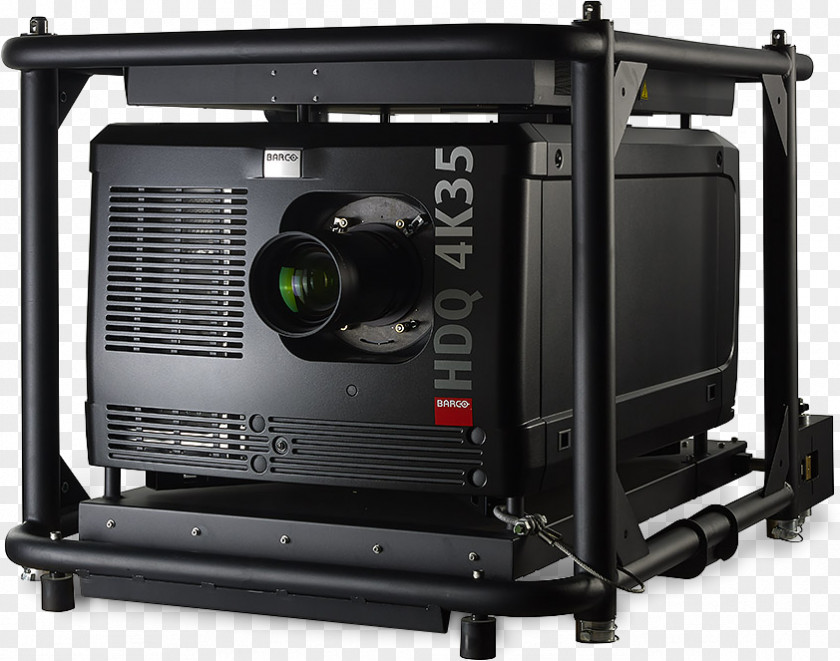 Projector Multimedia Projectors Barco HDQ 4K35 Digital Light Processing Professional Audiovisual Industry PNG