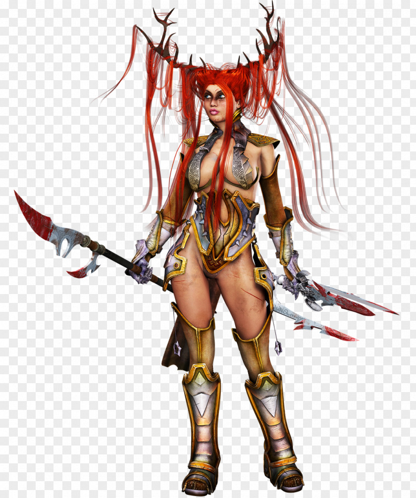 Warrior Woman Body Armor Weapon Female PNG