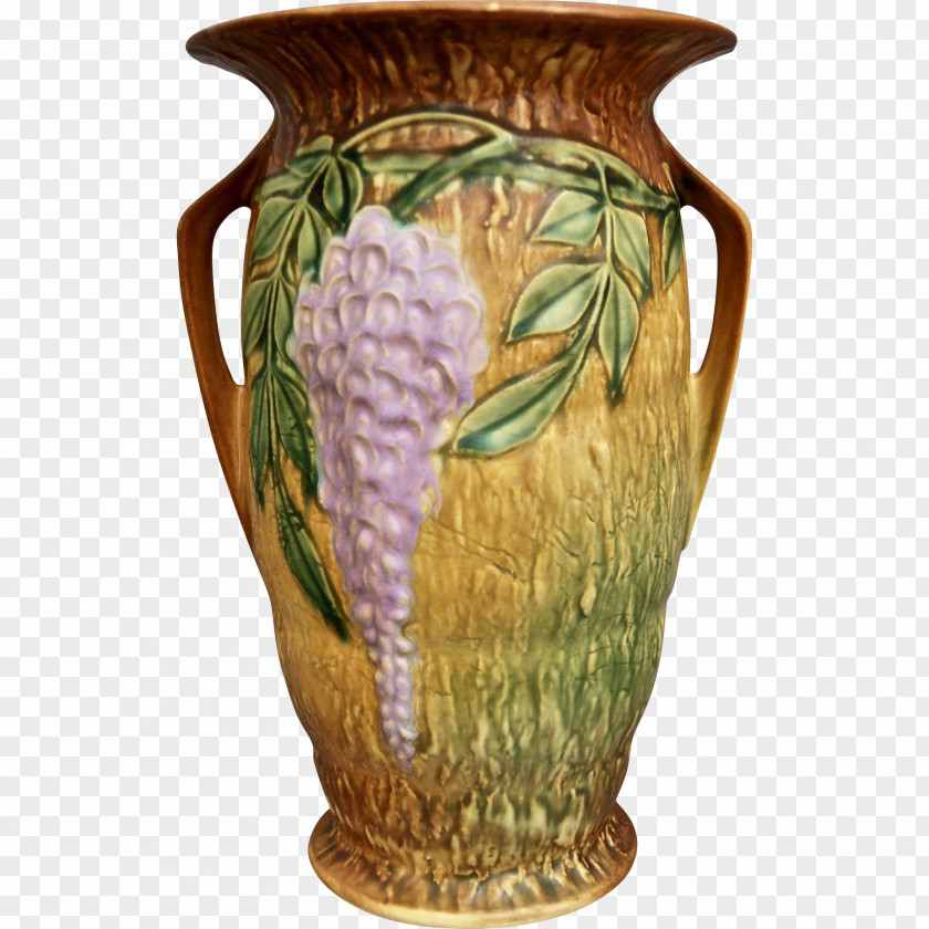 Wisteria Roseville Pottery Rookwood Company Ceramic PNG