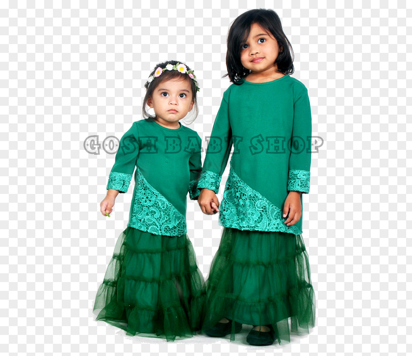 Baju Raya Gown Clothing Formal Wear Toddler Sleeve PNG