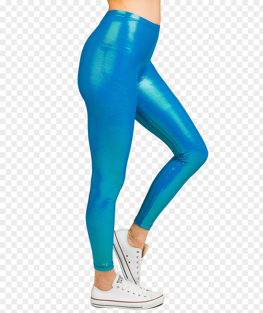Crystal Fighters Leggings Waist PCP Clothing Electric Blue PNG