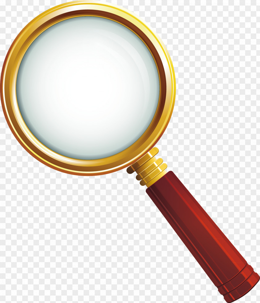 Magnifying Glass Vector Material PNG