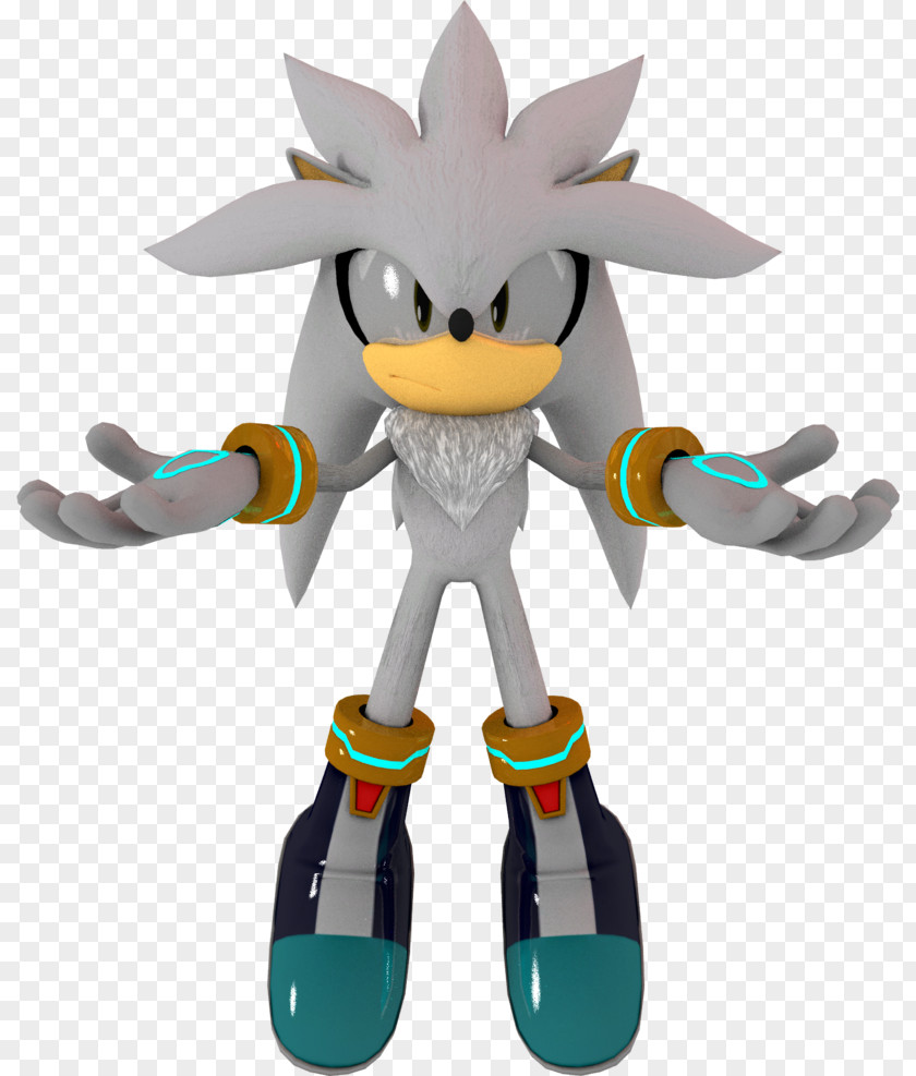 Sonic The Hedgehog Silver Shadow PNG