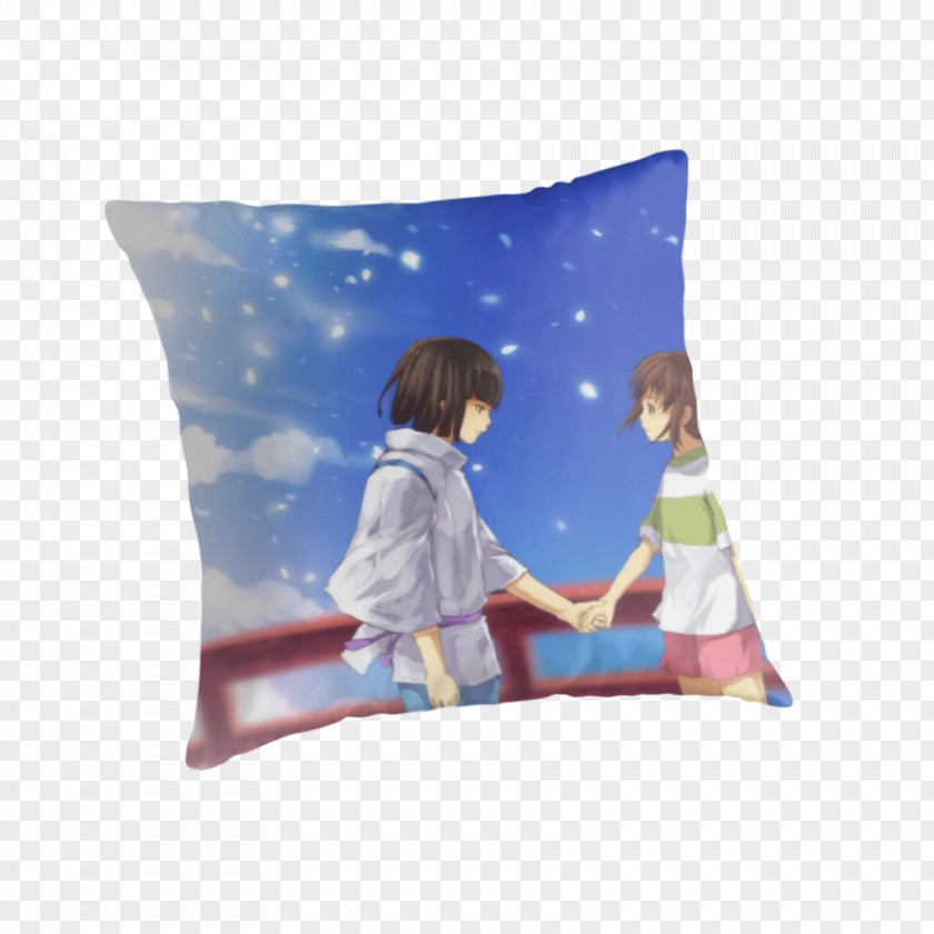 Spirited Away Cushion Throw Pillows Material PNG