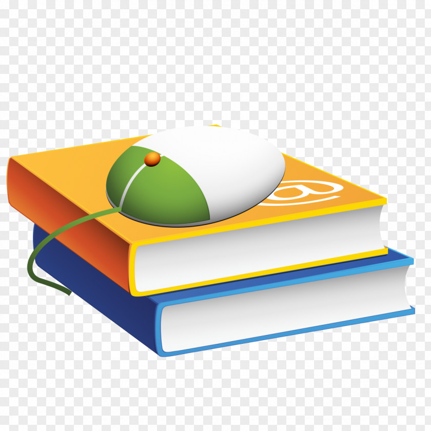 Books And Mouse Computer Book PNG