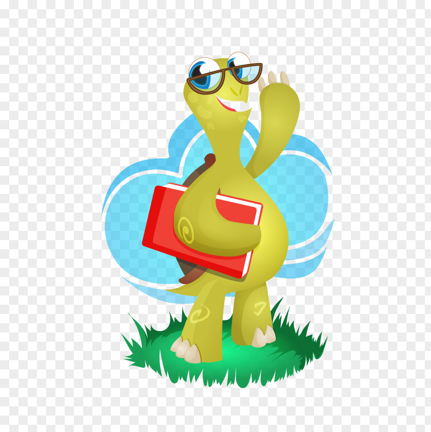 Learn To Code Cartoon Clip ArtVector Turtle Tommy The PNG