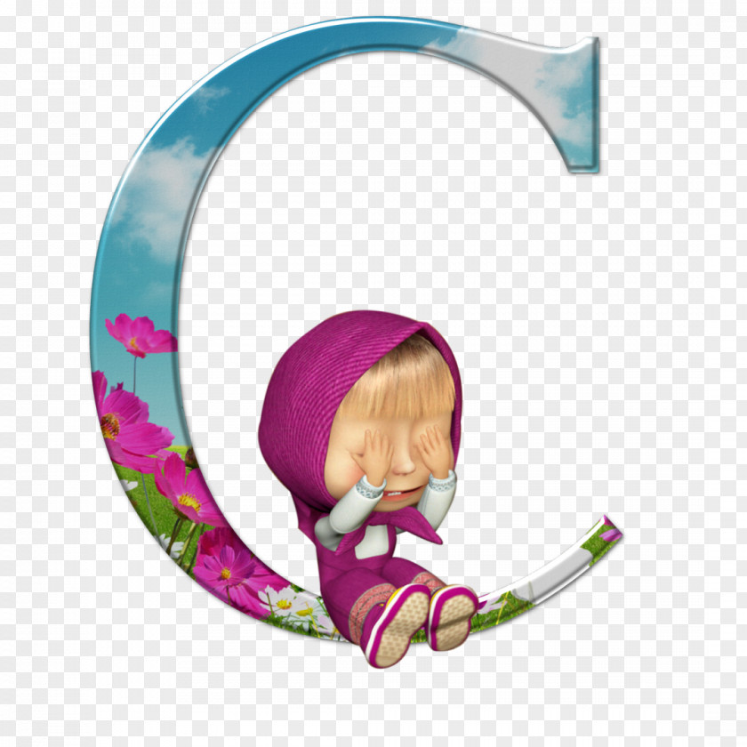 Masha E O Urso Bear Alphabet Letter Animation PNG