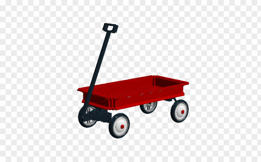 Toy Radio Flyer Wagon Cart PNG