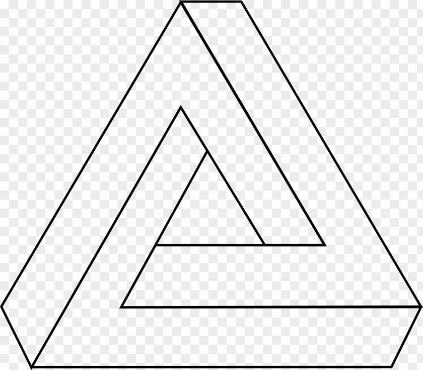 TRIANGLE Penrose Triangle Geometry PNG