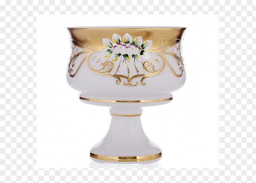 Vase Bohemia Porcelain Tableware Cobalt Glass PNG