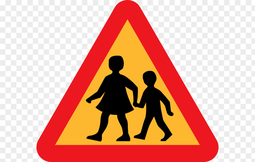 Child Safety Images Traffic Sign Pedestrian Crossing Clip Art PNG