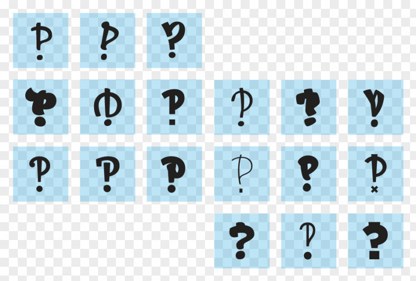 Design Interrobang Typography Graphic PNG