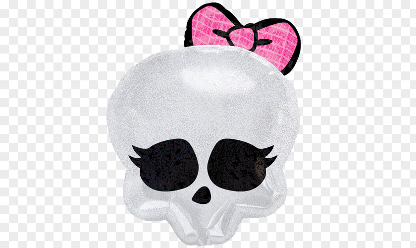 Skull Monster Balloon High Children's Party Lagoona Blue PNG