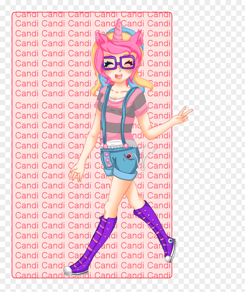 Candi Pink M Character RTV Figurine Barbie PNG