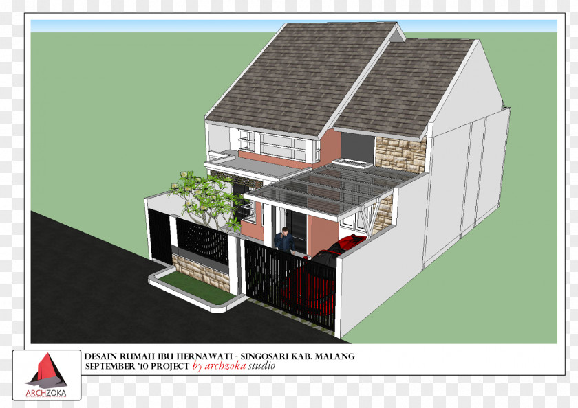 Design Services In Malang Kampung Tridi House Architecture PNG