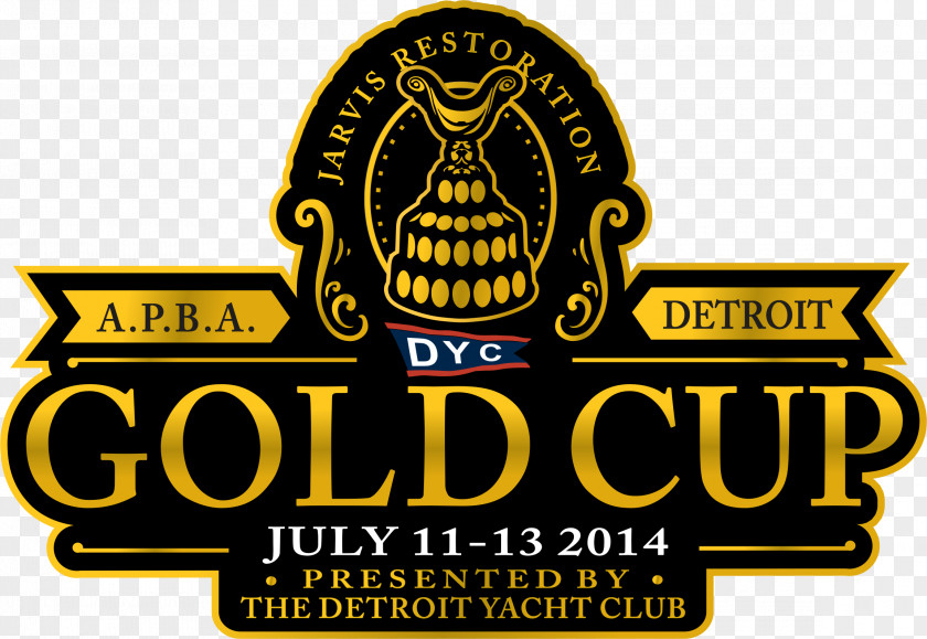 Detroit River UAW-GM Spirit Of Hydrofest Logo APBA Gold Cup PNG