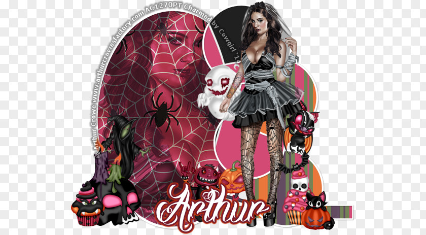 Halloween Promotion Graphics Pink M Product Fiction Character PNG