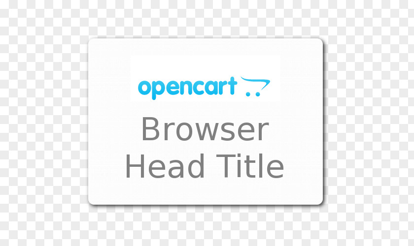 Head Title Line Brand OpenCart Font PNG