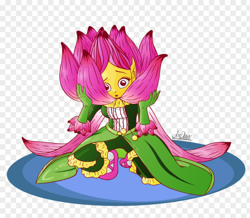 Lotus Aestheticism Flower Cartoon Purple Figurine PNG