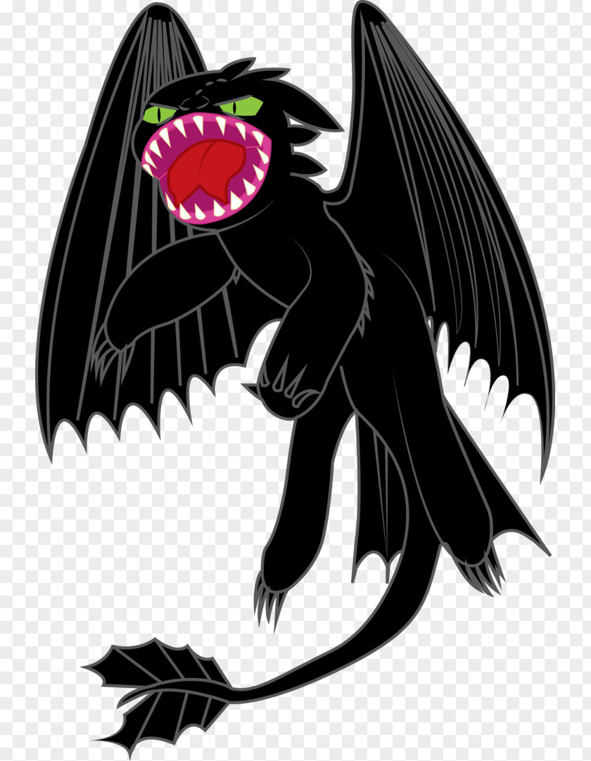 Night Fury Dragon Demon PNG