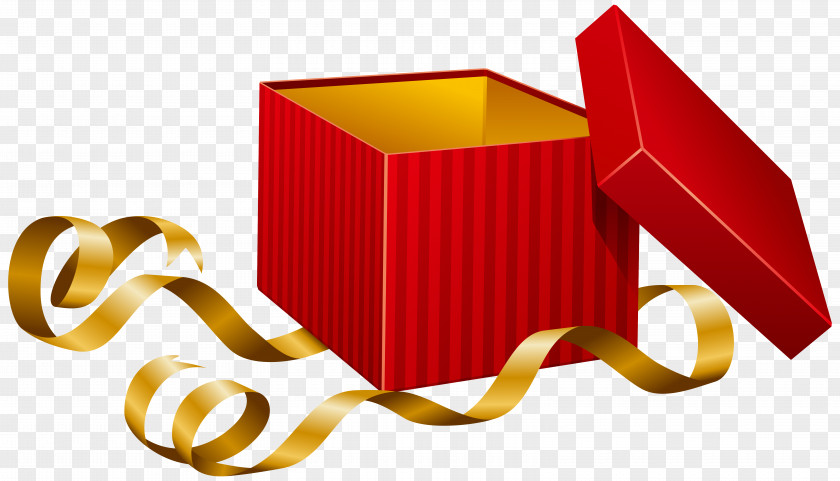 Open Gift Clipart Image Box Clip Art PNG