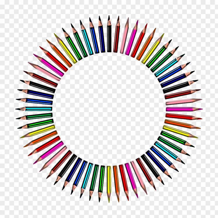 Sticker Color Pencil PNG