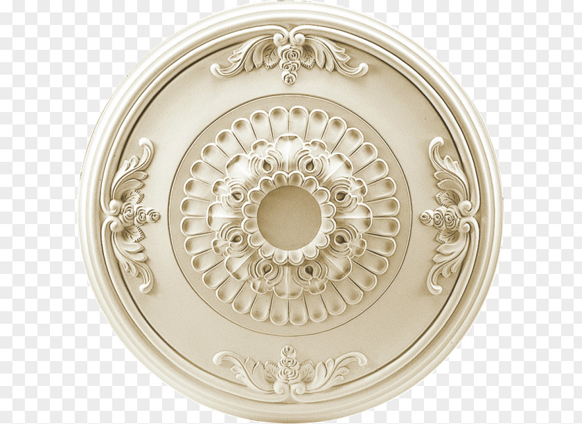 Balustrade Carving Rosette Ornament Diameter Circle PNG