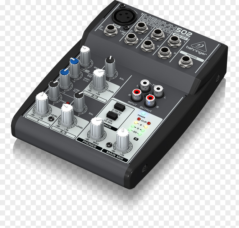 Microphone Audio Mixers Behringer Xenyx 802 502 PNG